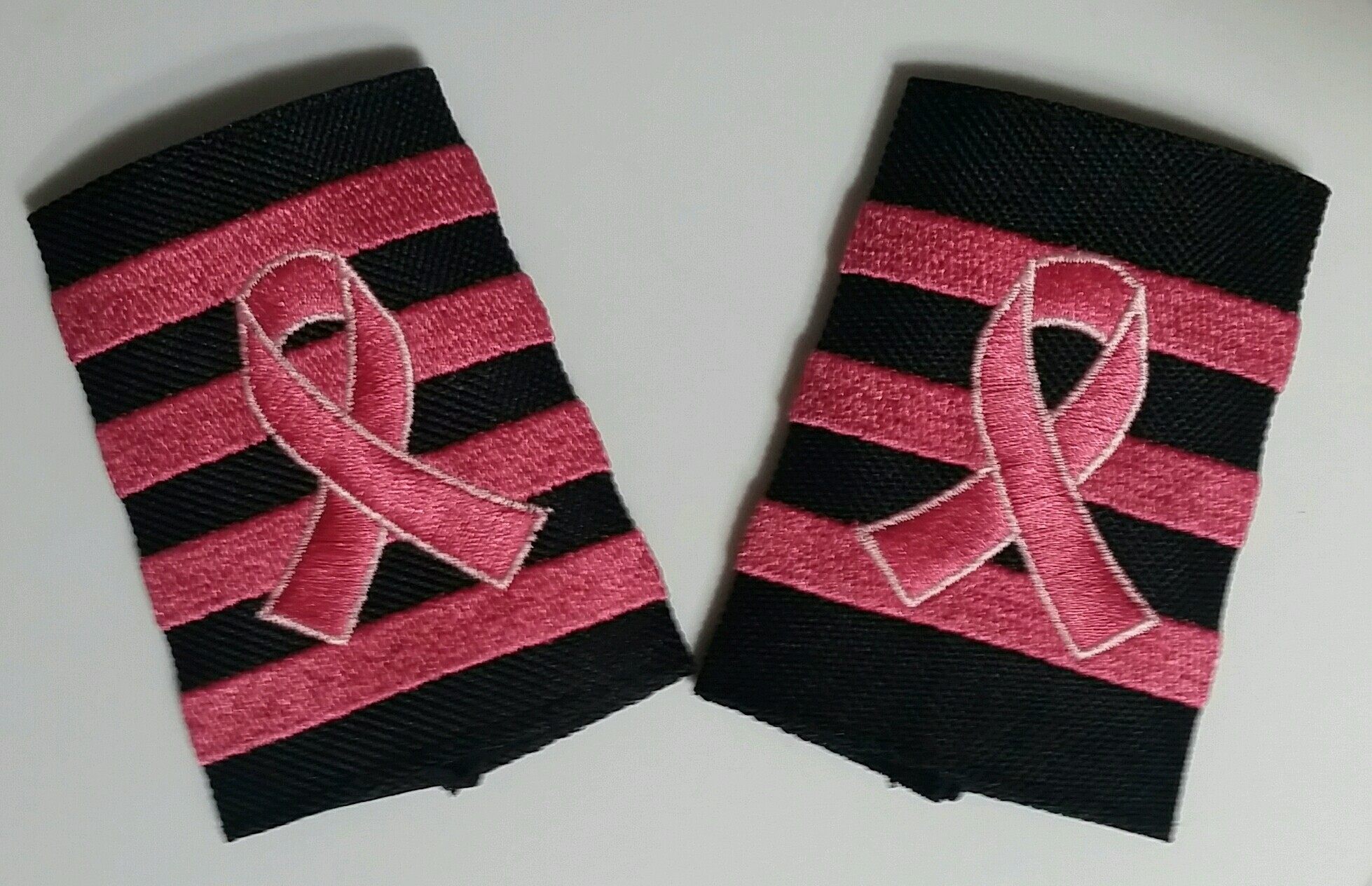 Pink Ribbon Pilot Epaulettes-Breast Cancer Awareness